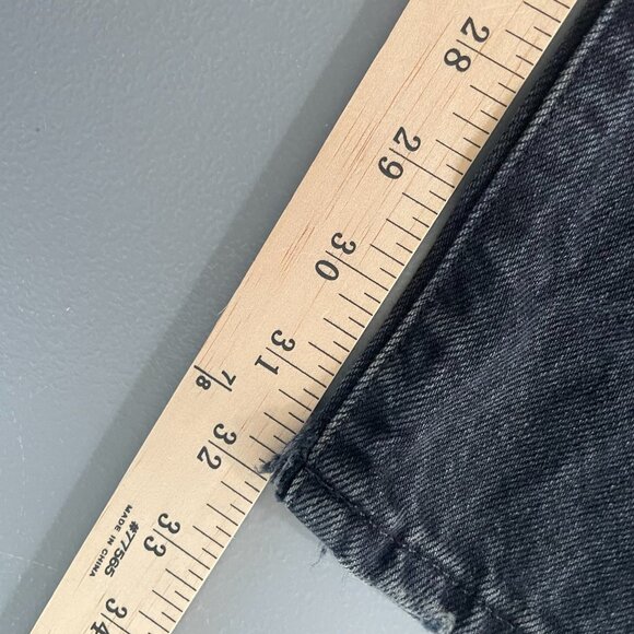 Edwin Jeans Womens 29 Washed Black Simone-Maire Straight USA Button Fly - Picture 12 of 12